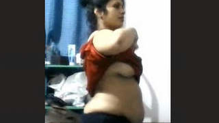 Indian wife's nude footage taken post-bath