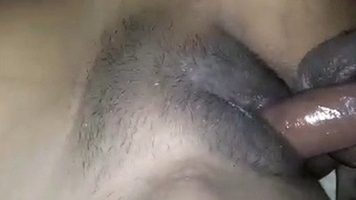 Cute Desi girl with tight pussy gets close up