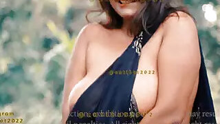 Sucharita Madhu Vualet Sari Topless