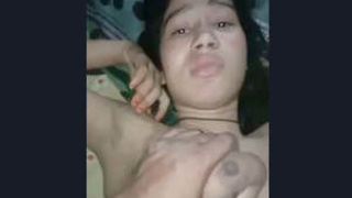 Stunning countryside girl engages in sexual activity captured on video