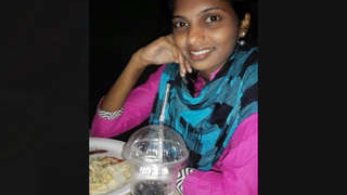 A Tamil girl experiences intercourse with her romantic partner