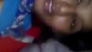 Village woman's breasts squeezed