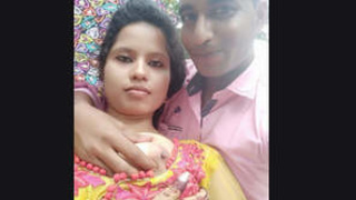 Adorable South Asian girl performs oral sex in a park in this outdoor couple video