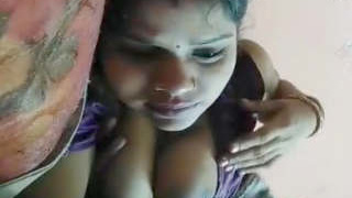 Lovely pair engaged in intimate acts on a live webcam performance