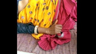 Village bhabi eagerly anticipates penis