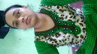 Indian wife's breasts and intimate parts recorded by her spouse
