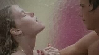 Sandra Beall's sensual shower scene in a steamy sexual encounter