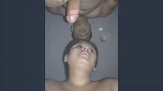 New video: Indian queen fiercely penetrates a man's mouth