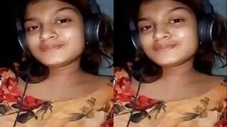 Sexy Desi Girl Shows Her Big Tits and Wet Pussy Part 2