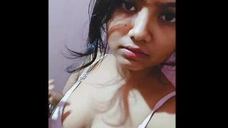 Seductive Prithi displays her breasts for her tutor