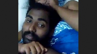 Passionate lovers of Indian descent share intimate moments