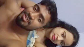 Indian woman's nipples are stretched and stimulated