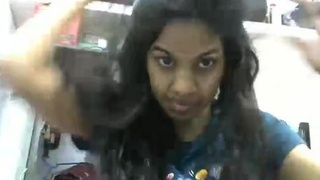 Athira's revealing face-up striptease on StripChat