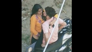 Indian couple's daring outdoor encounter caught on camera in high definition