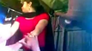 Indian village woman quickly penetrated by her husband