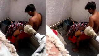Indian sister-in-law discovered engaging in sexual activity with brother-in-law in restroom
